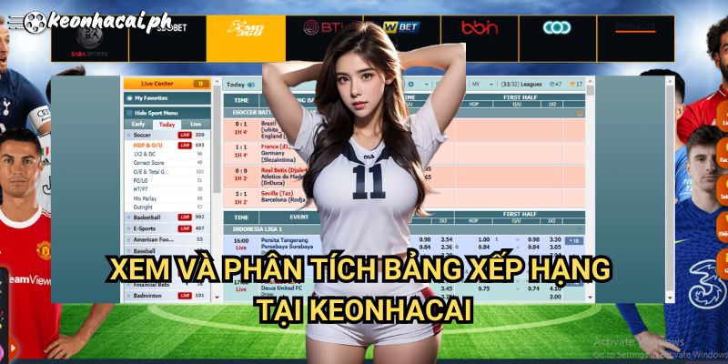 Xem Và Phân Tích Bảng Xếp Hạng Tại Keonhacai